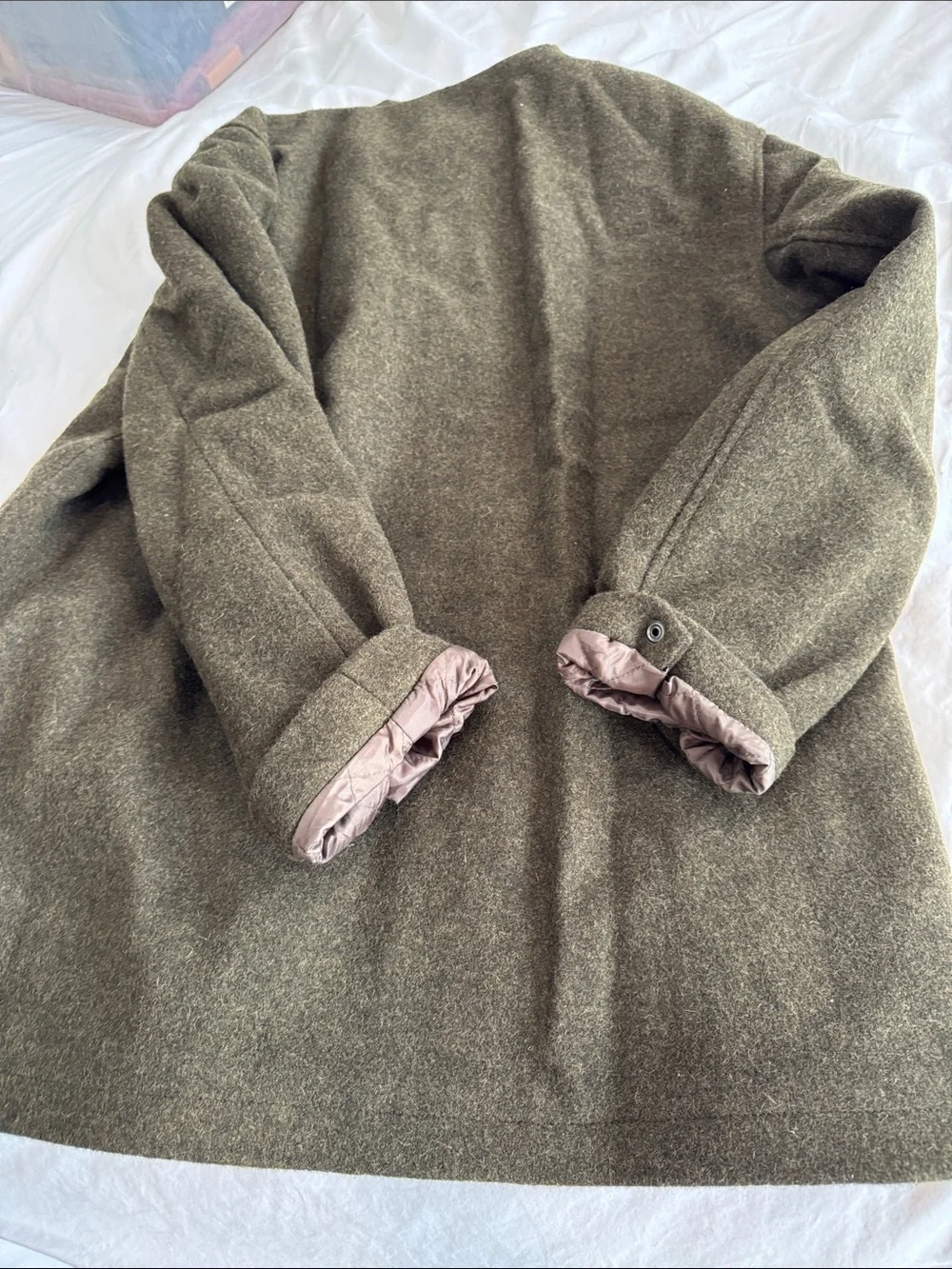 J. Crew Olive Hooded Military Field Coat